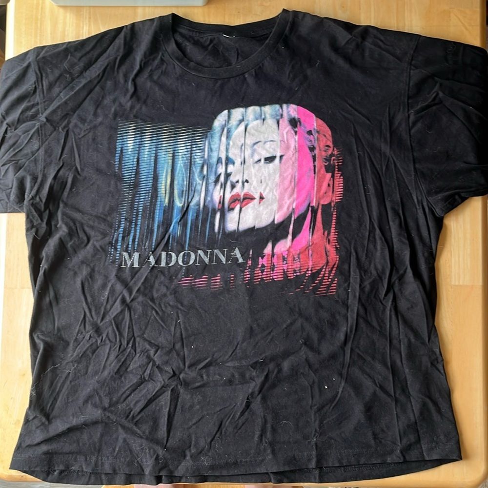 Vintage Madonna MDNA Tour T Shirt Women's Large Retro